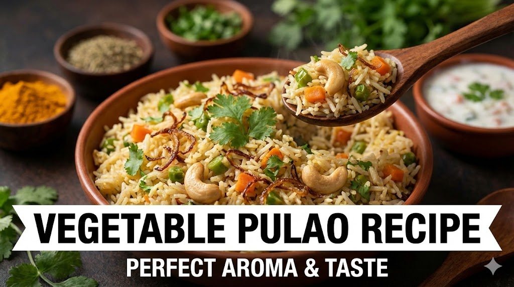 Vegetable Pulao Recipe with Perfect Aroma and Taste
