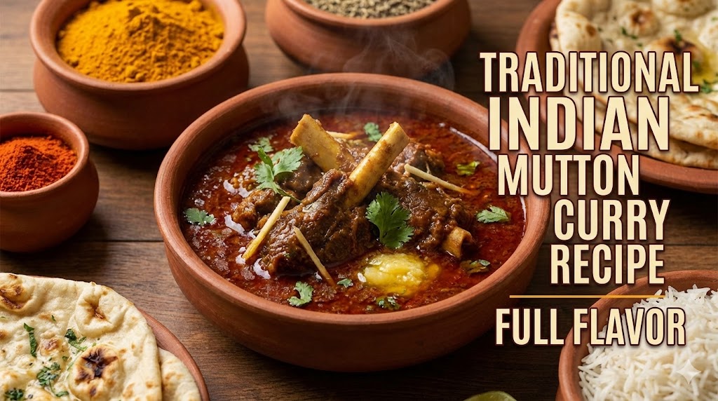 Traditional Indian Mutton Curry Recipe Full Flavor
