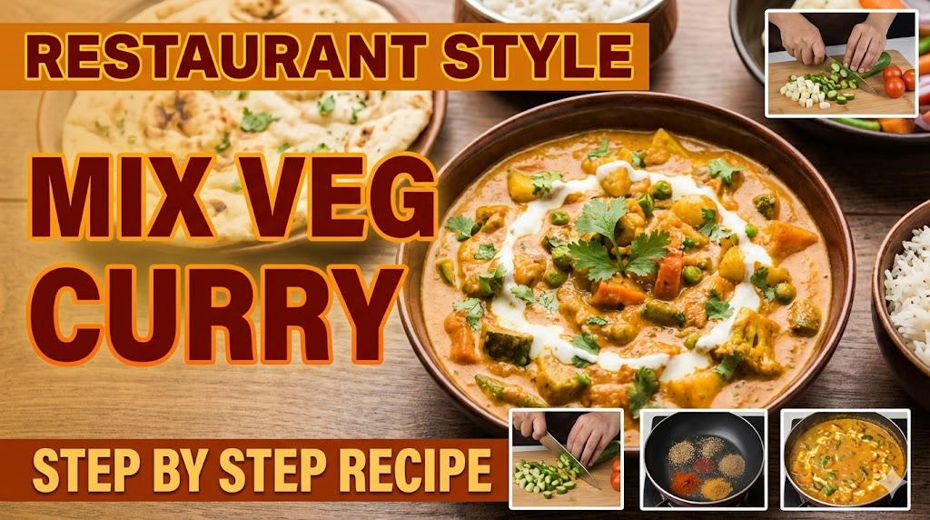 Restaurant Style Mix Veg Curry Recipe Step by Step