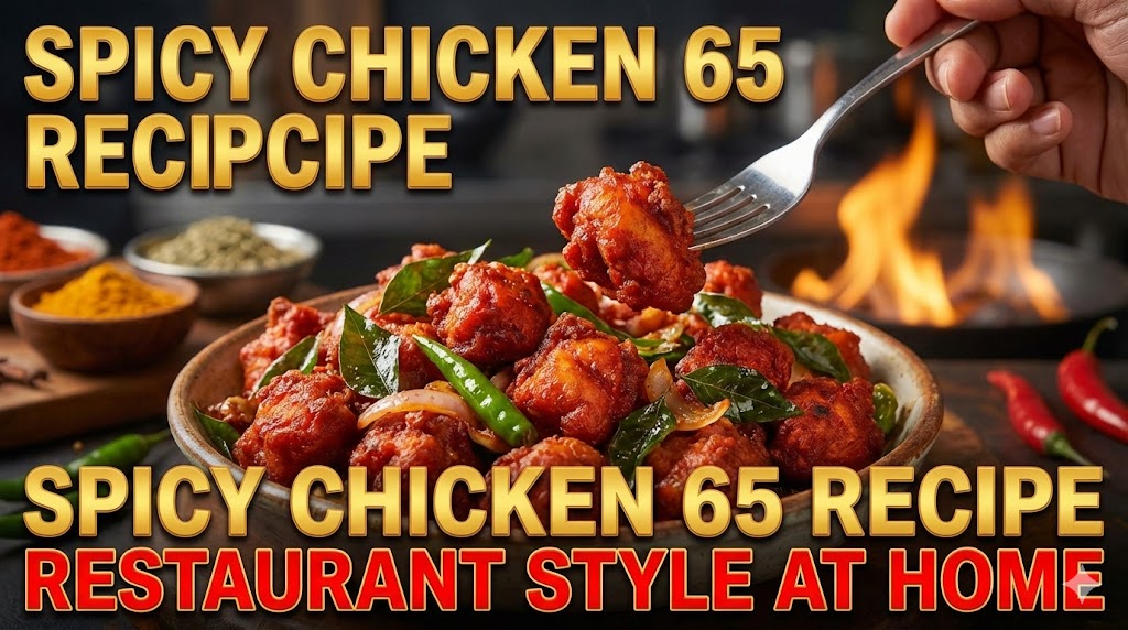 Spicy Chicken 65 Recipe Restaurant Style at Home
